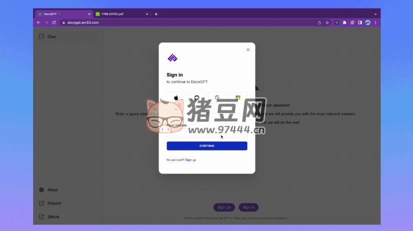 DocsGPT：一個開源、可自托管讓你與文檔聊天的工具
