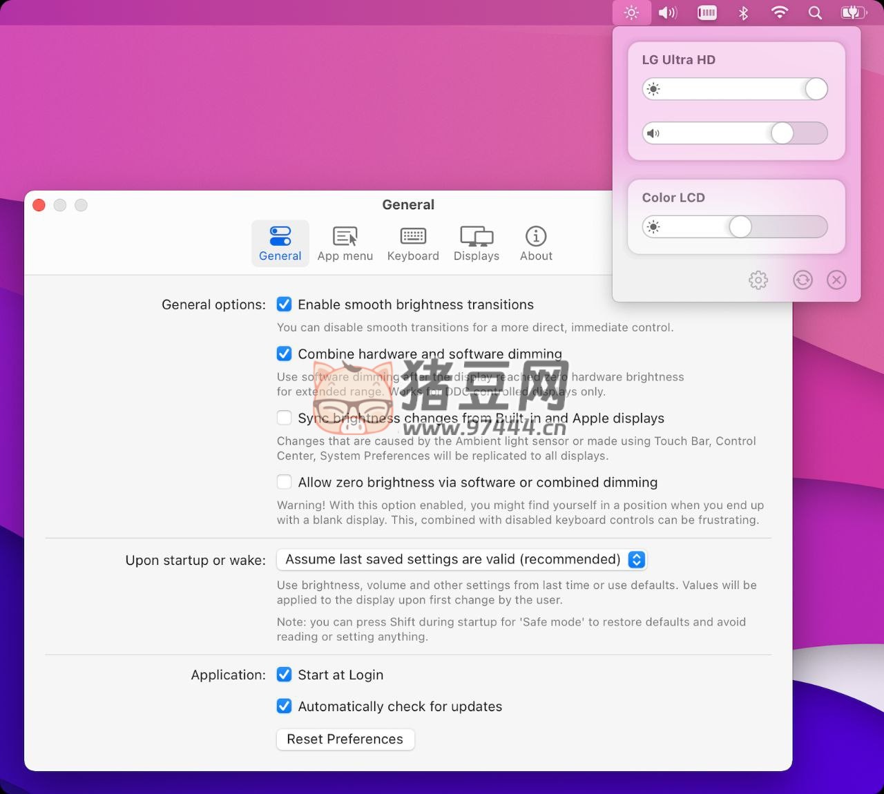 MonitorControl v4.2.0 一款 Mac 外接顯示器亮度和音量調(diào)節(jié)工具