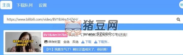 鼠鼠下載器 v1.1.0 免費的 B 站視頻下載工具