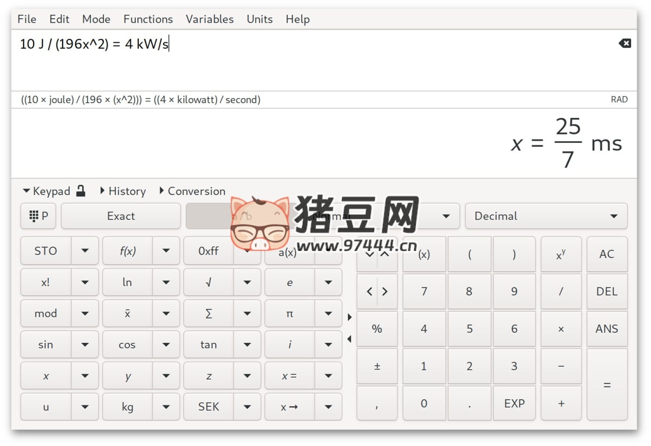 qalculate v5.1.1 一款免費(fèi)無(wú)廣告的科學(xué)計(jì)算器