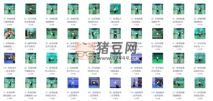 打羽毛球運動教學課程
