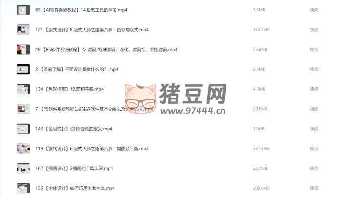 最完整的平面設(shè)計(jì)教程：AI+CDR+PS 教程 200 集