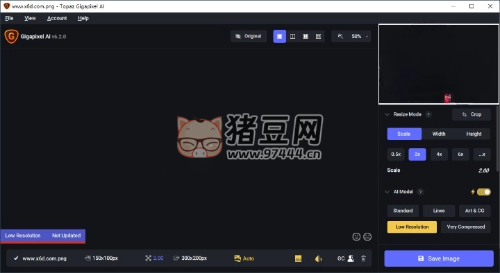 Topaz Gigapixel AI v6.2.0 圖片無損放大工具