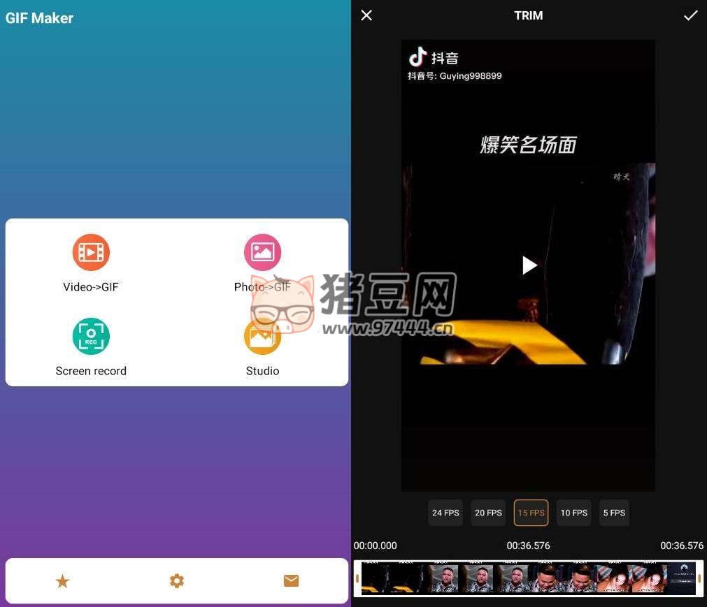 GIF Maker 視頻轉(zhuǎn) GIF 動(dòng)圖 v1.8.9 高級(jí)版