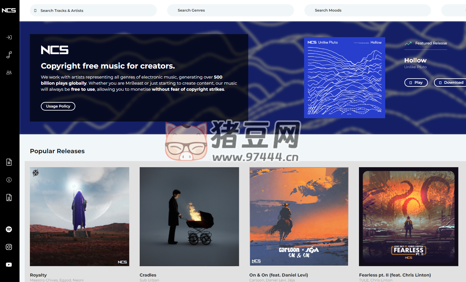 Music Library – NCS：音樂圖書館，音樂素材下載必備
