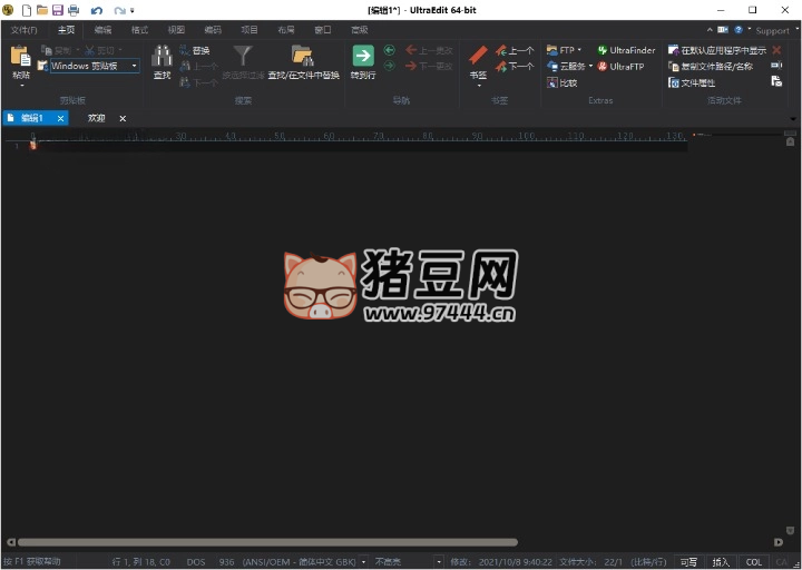 IDM UltraEdit v31.0.0.35 綠色版 專業(yè)文本編輯 / 十六進(jìn)制編輯器