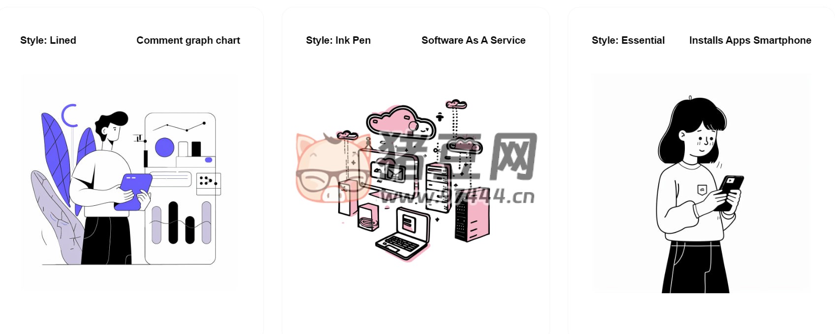 Pictographic：一個 AI 生成的插圖庫，提供超過 40000 張圖像和 SVG 文件
