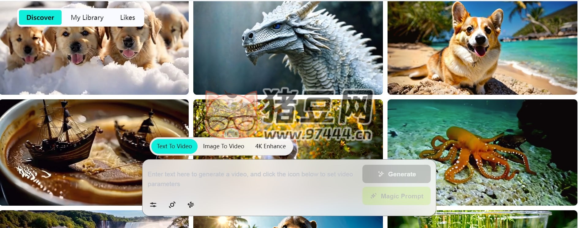 Viva：一款 AI 工具，具備文本轉(zhuǎn)圖像、圖像轉(zhuǎn)圖像、文本轉(zhuǎn)視頻、圖像轉(zhuǎn)視頻等多種生成功能