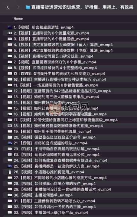 直播帶貨運營知識訓練營