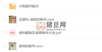 鹵味的制作與秘方配制