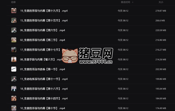 生意內(nèi)幕和手段課程