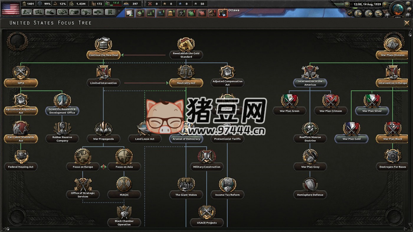《鋼鐵雄心 4》v1.14.7 中文版