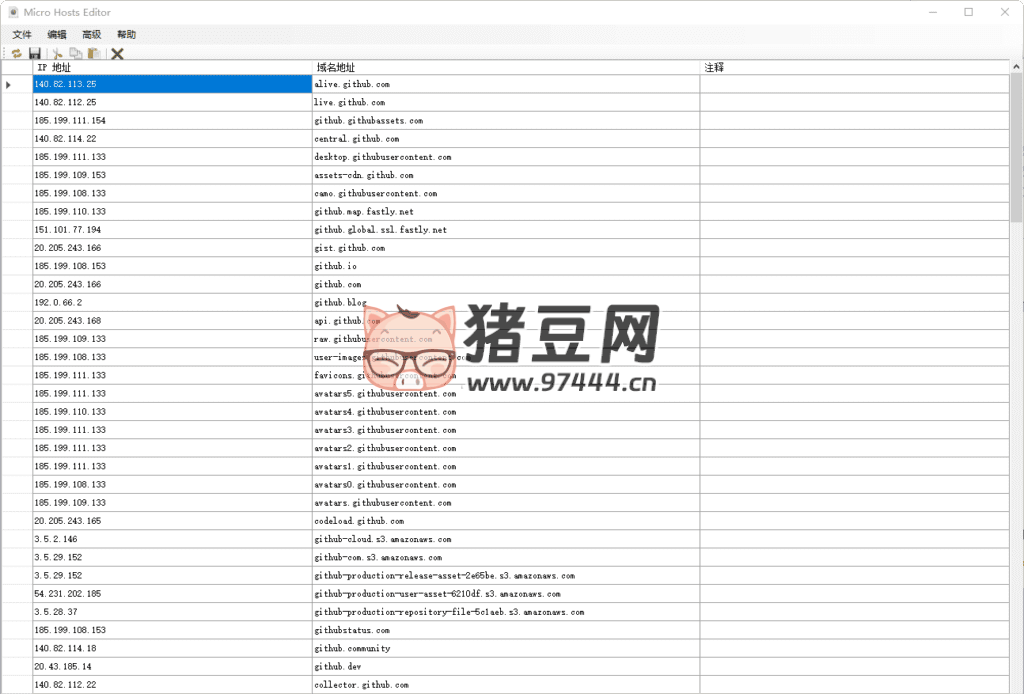 Micro Hosts Editor Hosts 文件編輯器 v1.5.0 綠色便攜版