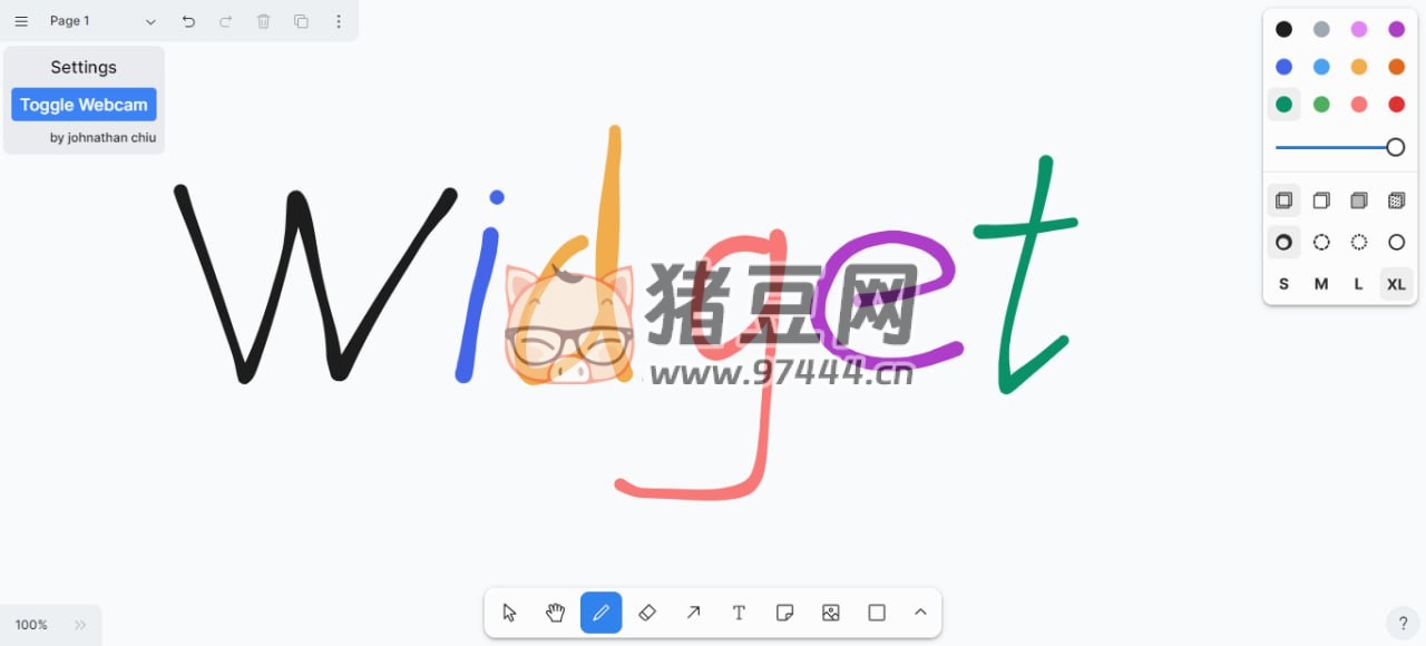 Floating Whiteboard：在線白板畫(huà)圖工具