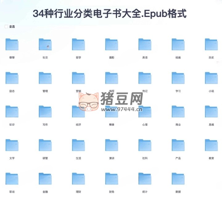 34 種行業(yè)分類電子書大全
