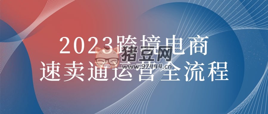 2023 跨境電商速賣通運營全流程