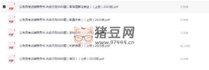 2025 粉筆行測 5000 題