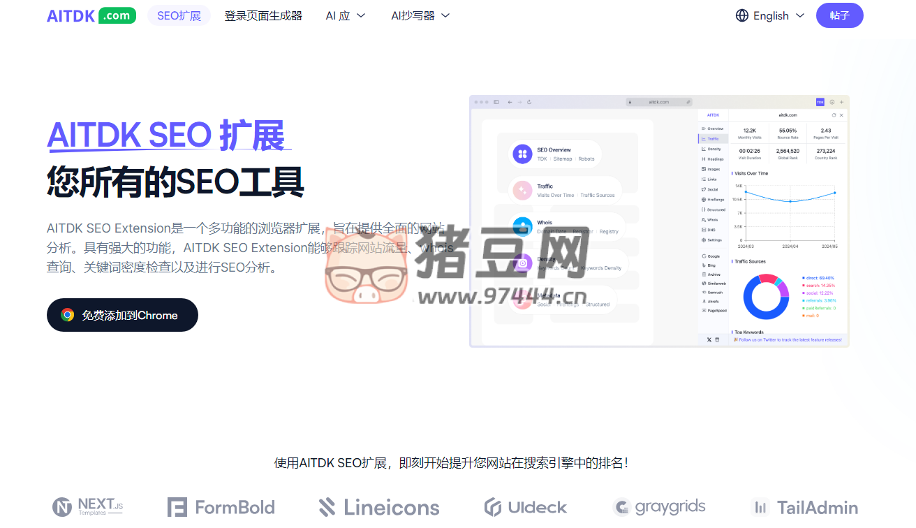 AITDK SEO Extension：免費的 All-in-One SEO 插件