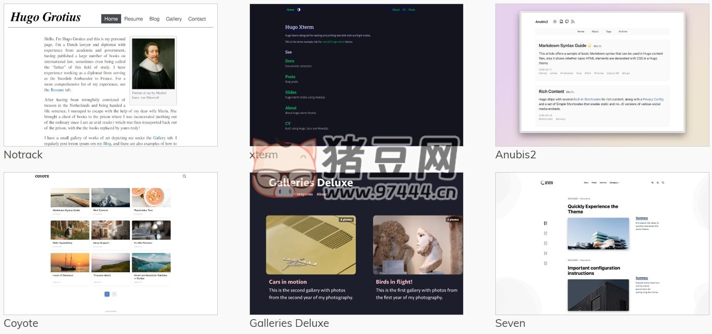 Hugo：一個用 Go 語言編寫的開源靜態(tài)網(wǎng)站生成器