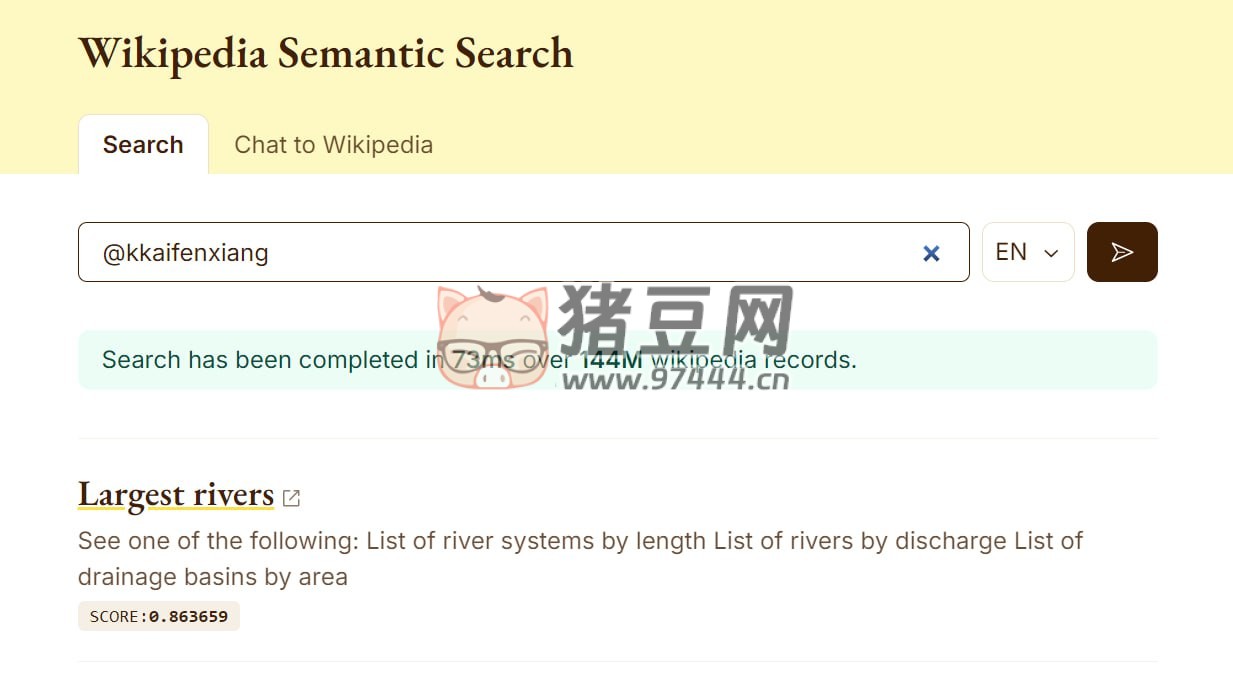 Wikipedia Semantic Search：一個基于 Upstash Vector 的 Wikipedia 語義搜索實(shí)驗(yàn)平臺