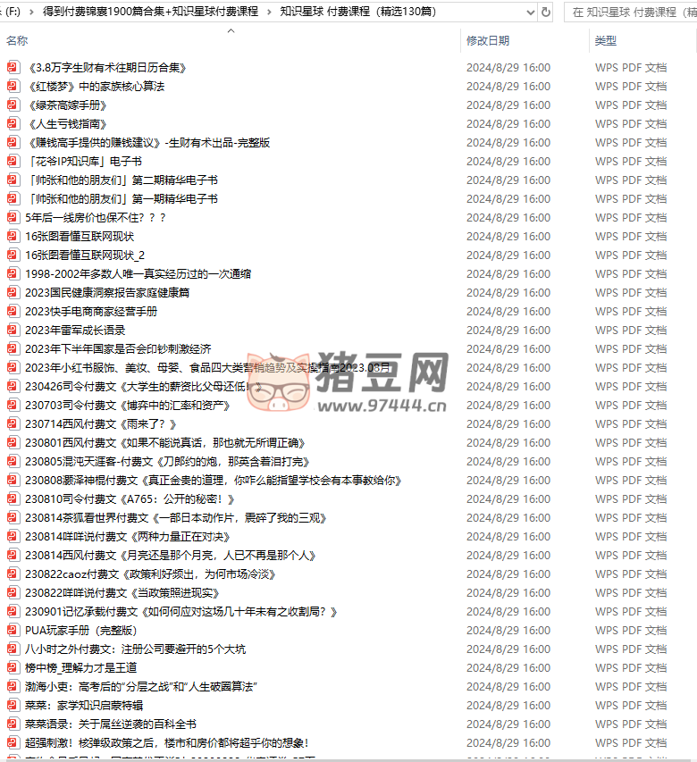 得到付費錦囊 1900 篇合集 + 知識星球付費課程