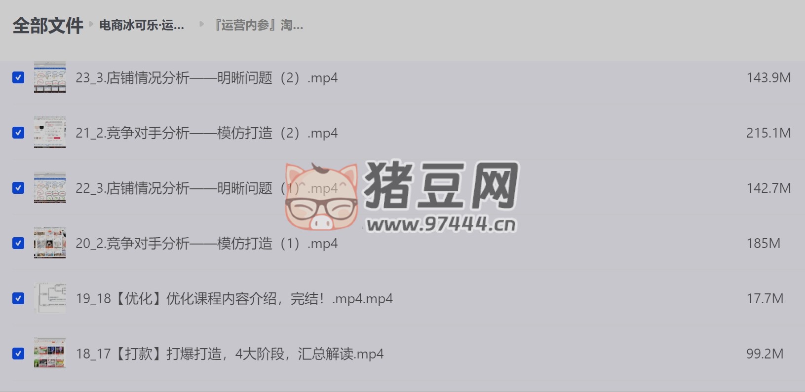 千萬級(jí)淘系高階運(yùn)營手冊運(yùn)營系統(tǒng)課