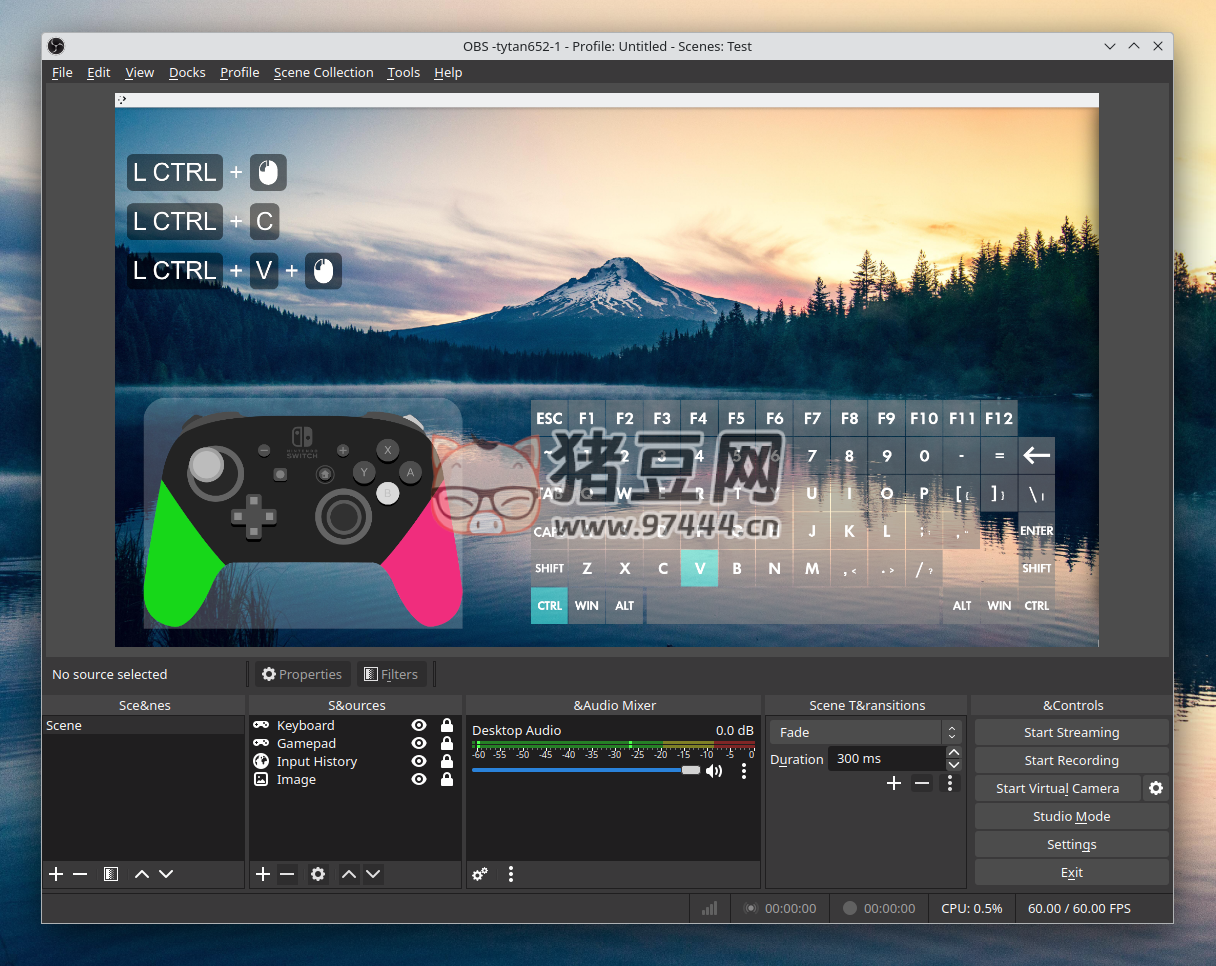 input-overlay：適用于 OBS Studio 的直播插件
