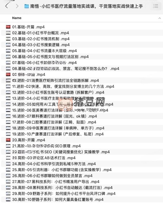 南悟小紅書醫(yī)療流量落地實(shí)戰(zhàn)課