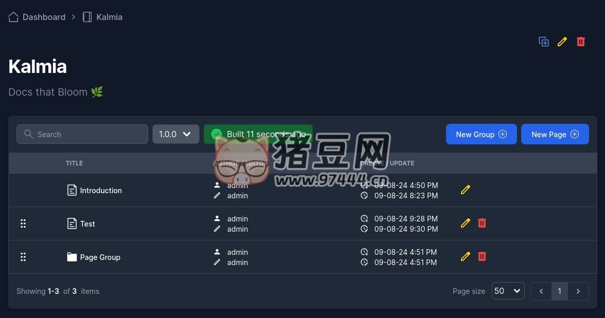 Kalmia：開源 CMS 文檔內(nèi)容管理系統(tǒng)