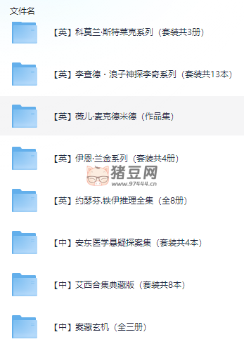全球精選偵察犯罪多種類(lèi)型推理小說(shuō)大集合