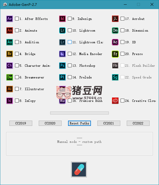 Adobe 通殺補(bǔ)丁 GenP/Zii