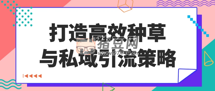 打造高效種草與私域引流策略