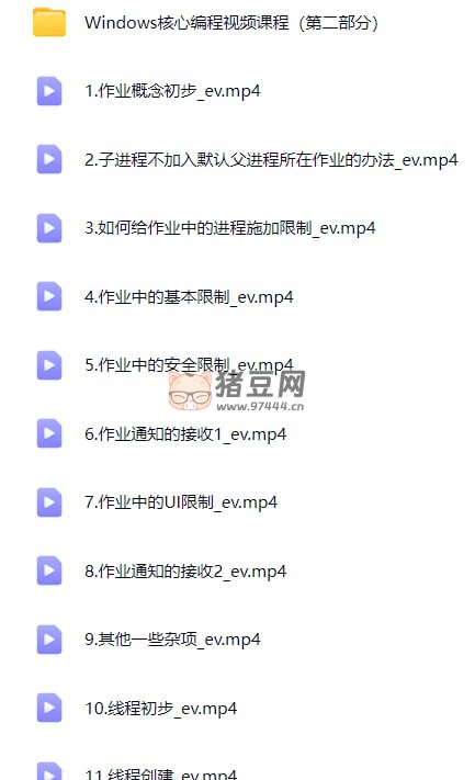 Windows 核心編程視頻課程第二部分