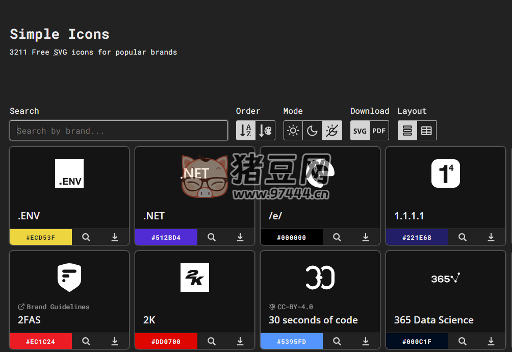 Simple Icons：全球熱門品牌的 SVG 圖標庫