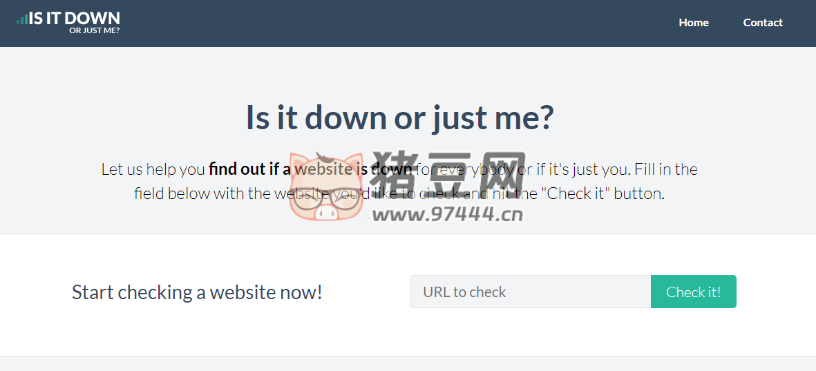 Is It Down Or Just Me：判斷某個(gè)網(wǎng)站是否對(duì)所有人都無(wú)法訪問(wèn)的在線工具