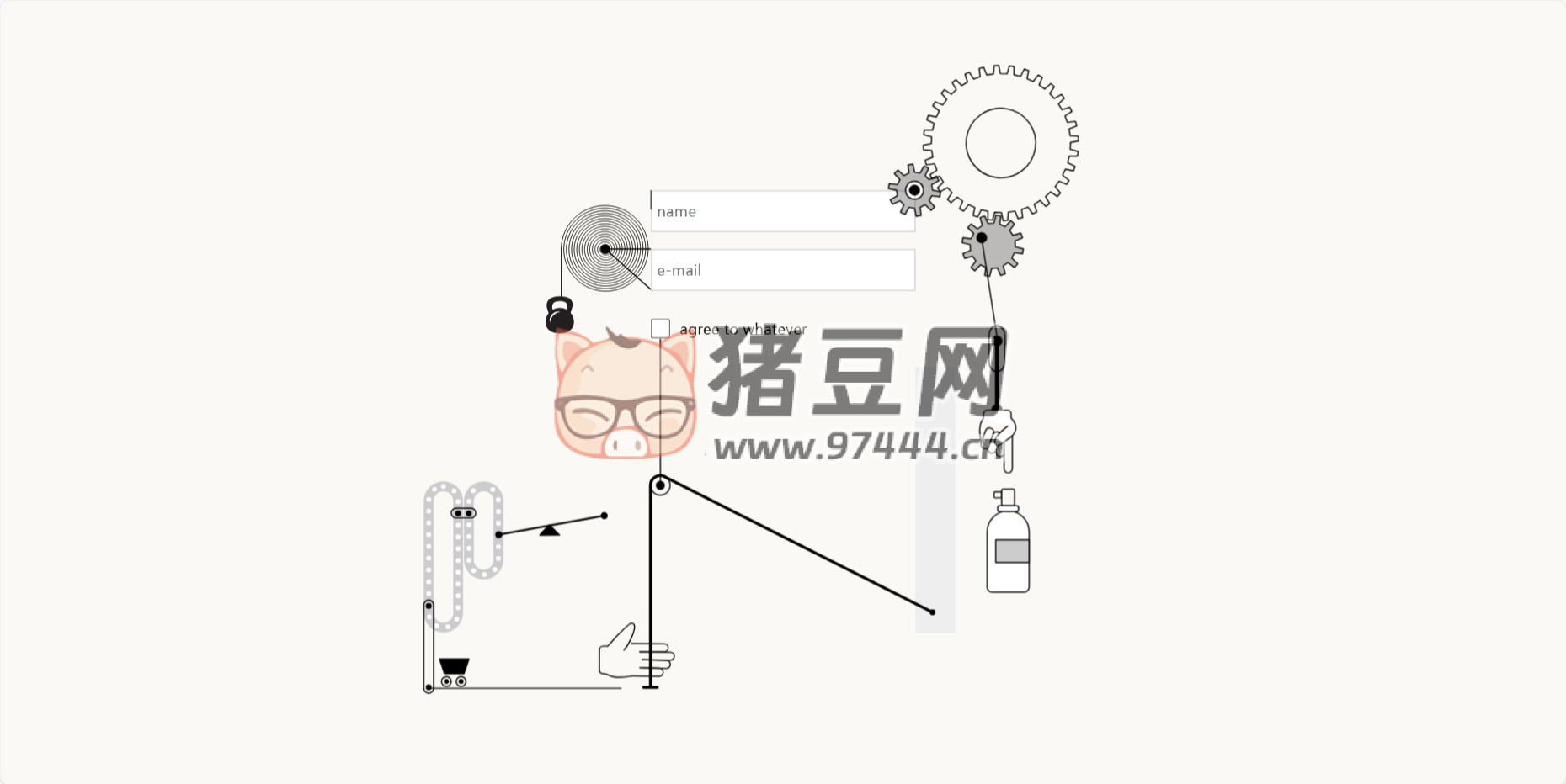 小題大做的動(dòng)態(tài)互動(dòng)登錄頁(yè) html 源碼