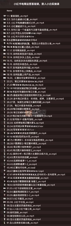 小紅書電商運(yùn)營基礎(chǔ)課