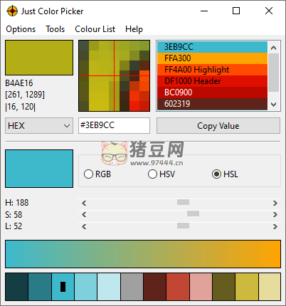 Just Color Picker v6.0 屏幕拾色工具