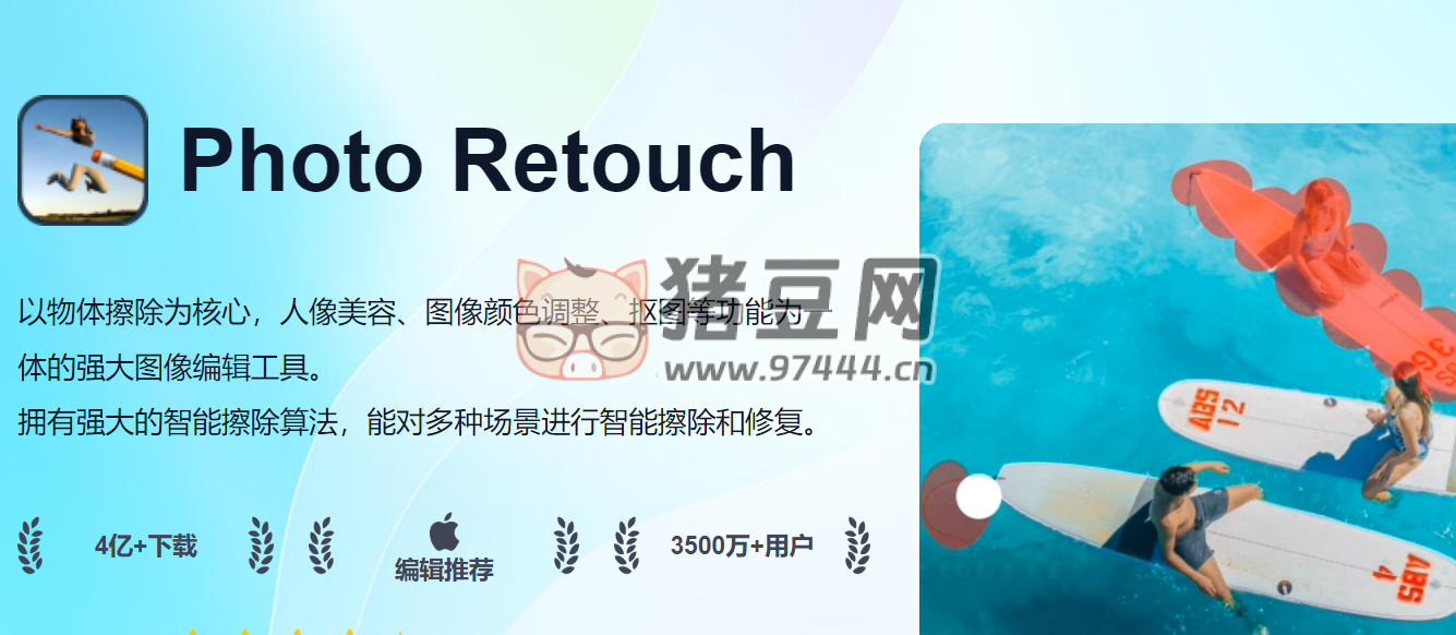Photo Retouch：人像美容、圖像顏色調(diào)整、摳圖等功能為一體的強大圖像編輯工具
