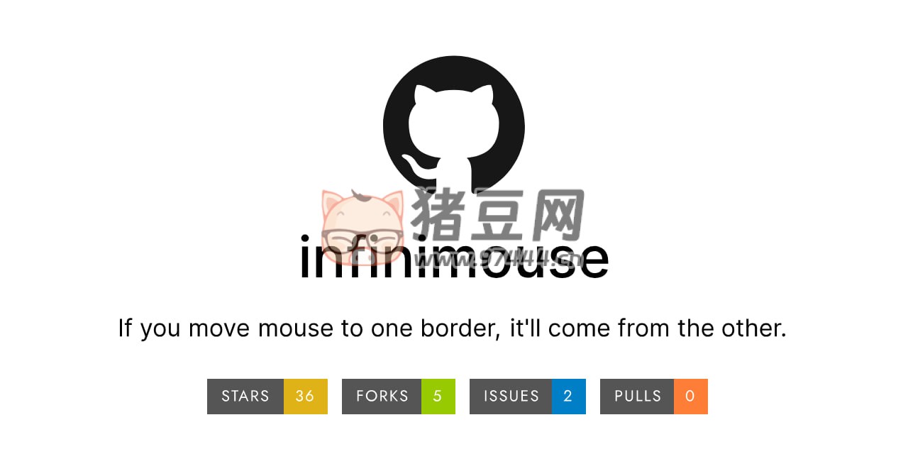 Infinimouse：一個開源鼠標無限移動工具