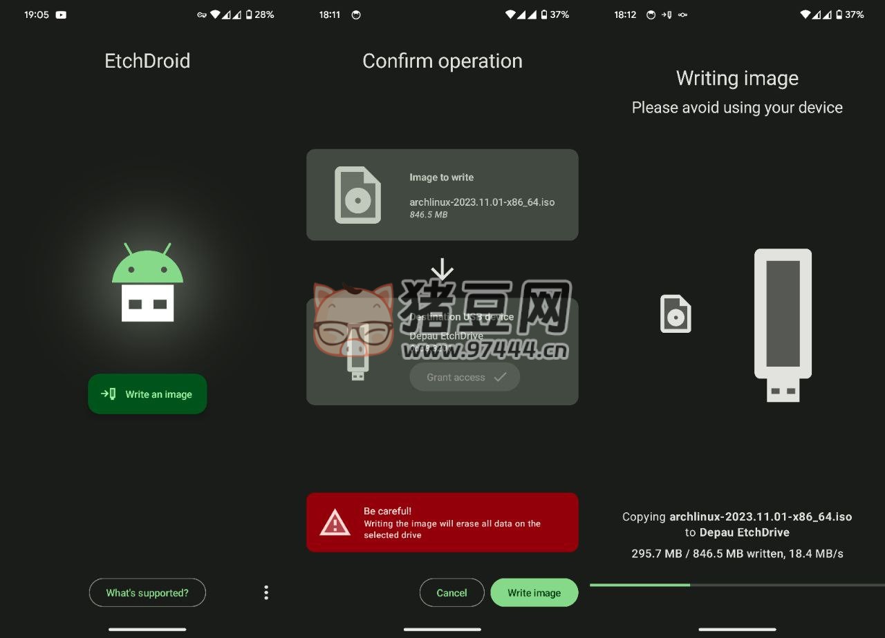 EtchDroid：將操作系統(tǒng) ISO 映像寫(xiě)入 USB 驅(qū)動(dòng)器開(kāi)源項(xiàng)目