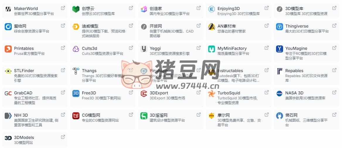 聚寶盆 3D 打印資源導航