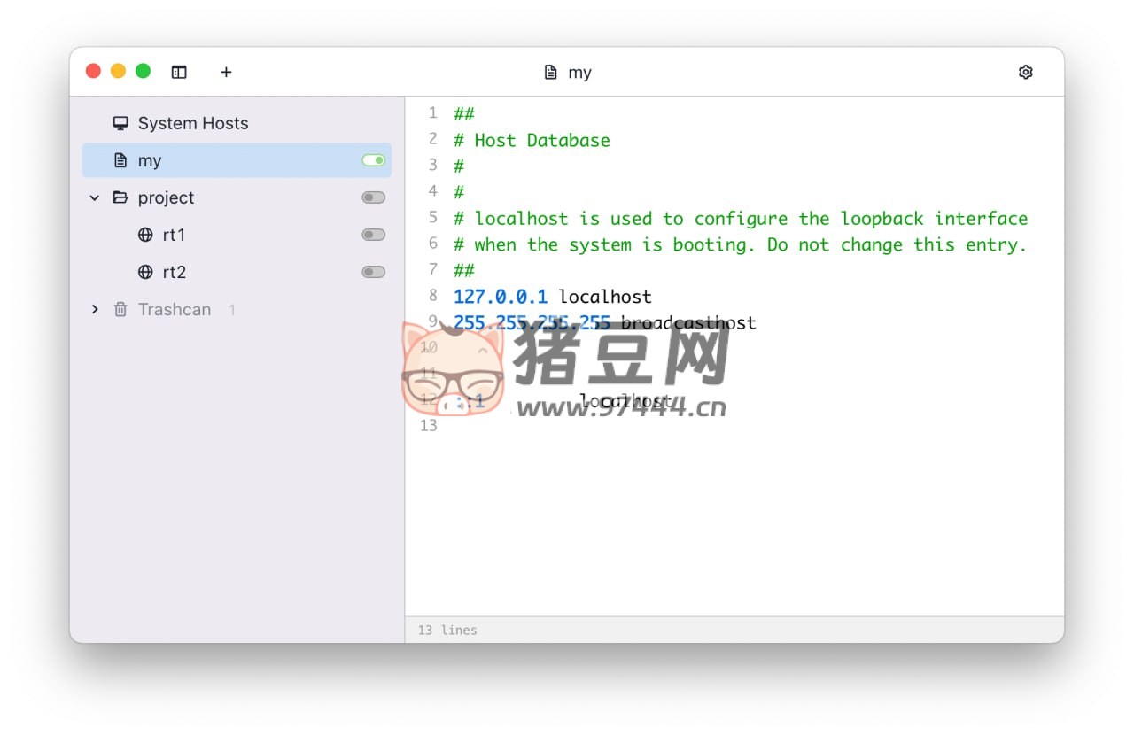 SwitchHosts：一款用于管理和切換多個 hosts 方案的免費開源軟件