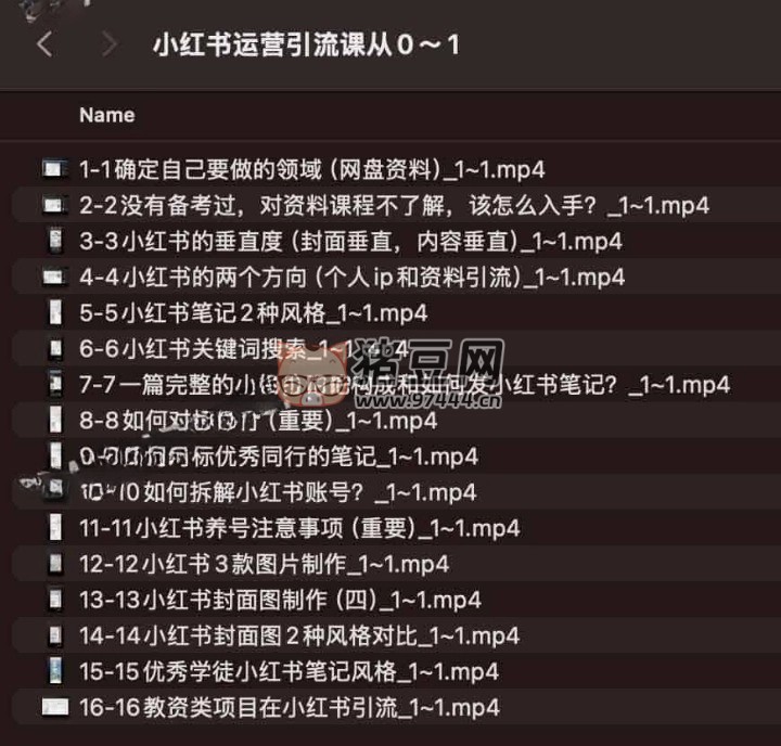 小紅書運營引流課從 0 -1