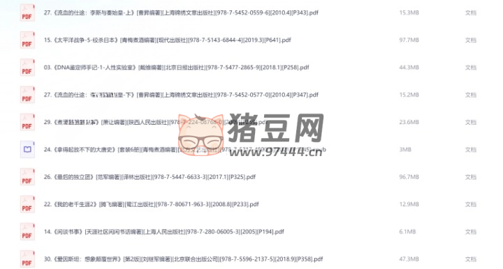 天涯社區(qū)優(yōu)質(zhì)書(shū)籍 52 本