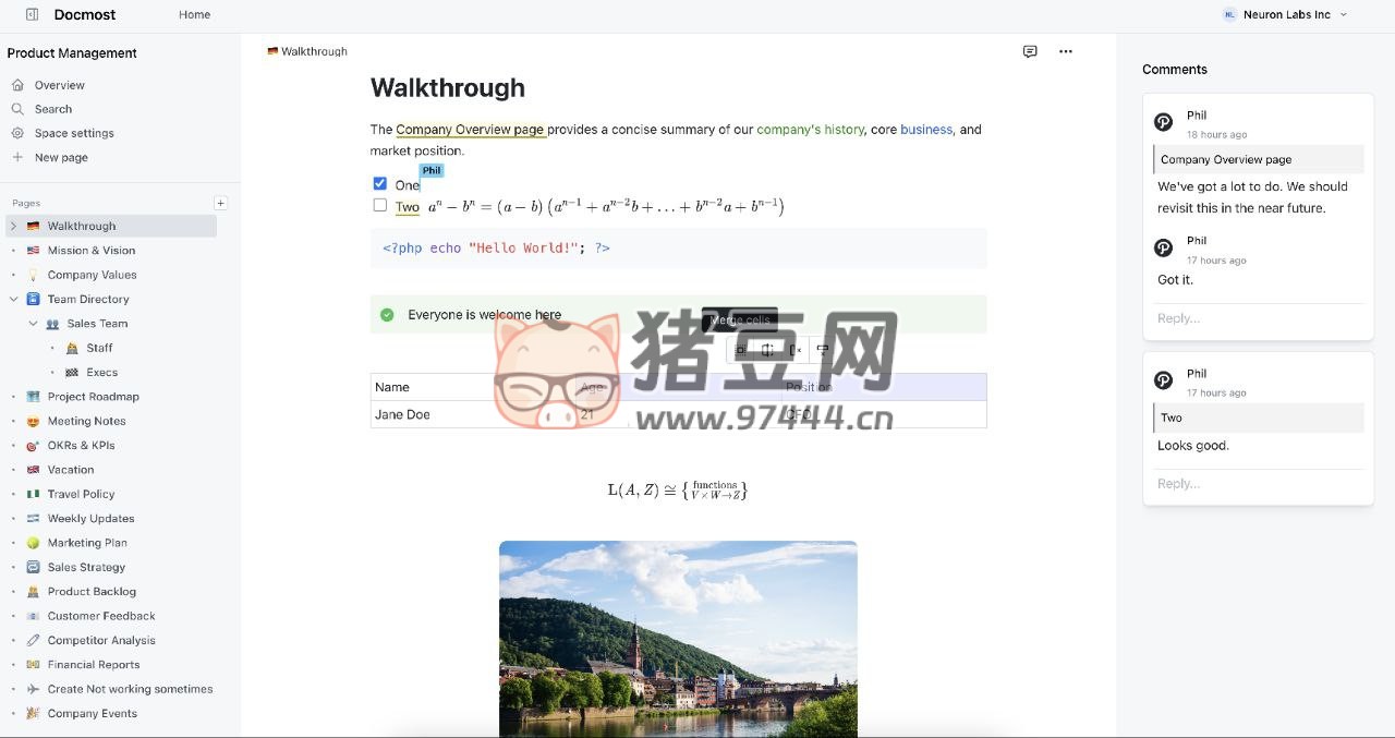 Docmost：開源文檔管理和知識庫平臺