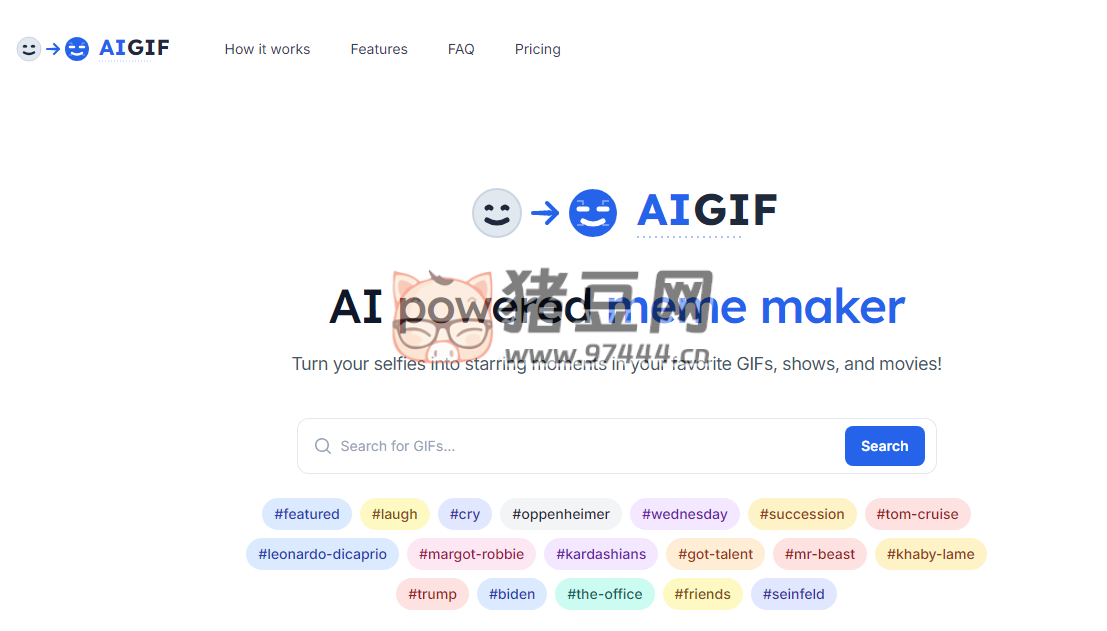 AIGIF：AI 換臉 AI GIF 表情包生成器