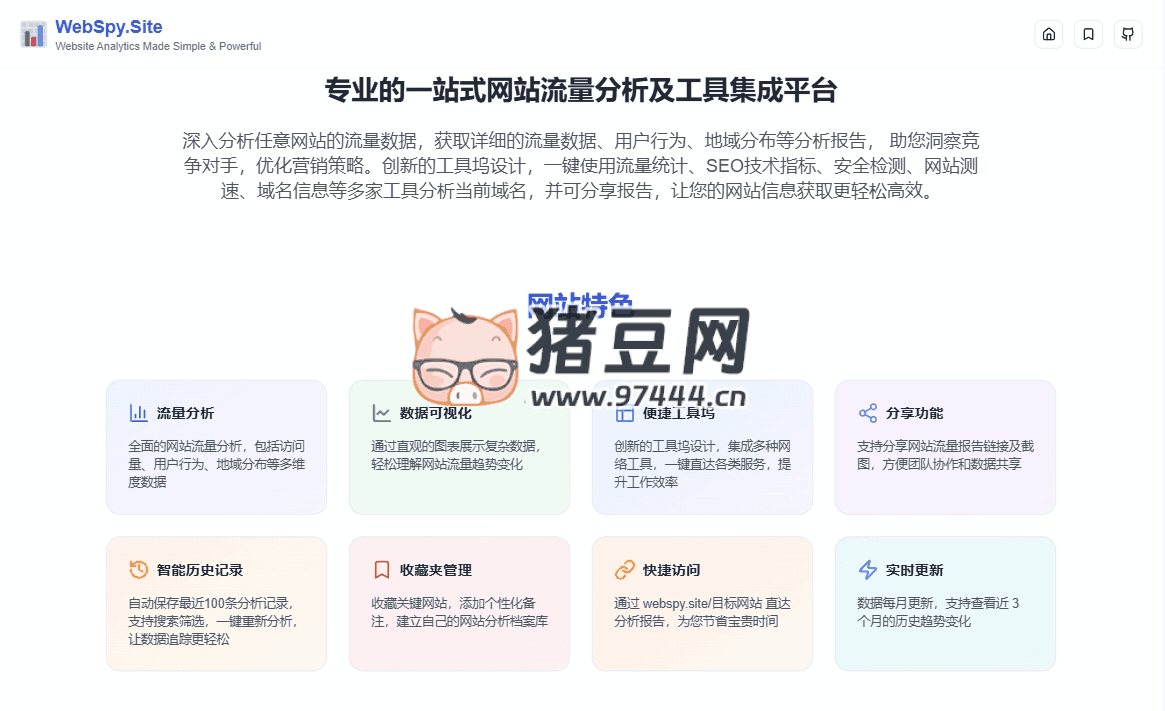 WebSpy Site：簡化網(wǎng)站數(shù)據(jù)分析的神器