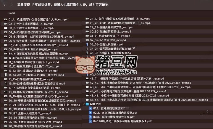 流量變現(xiàn) IP 實(shí)戰(zhàn)訓(xùn)練營：普通人也能打造個(gè)人 IP，成為百萬博主