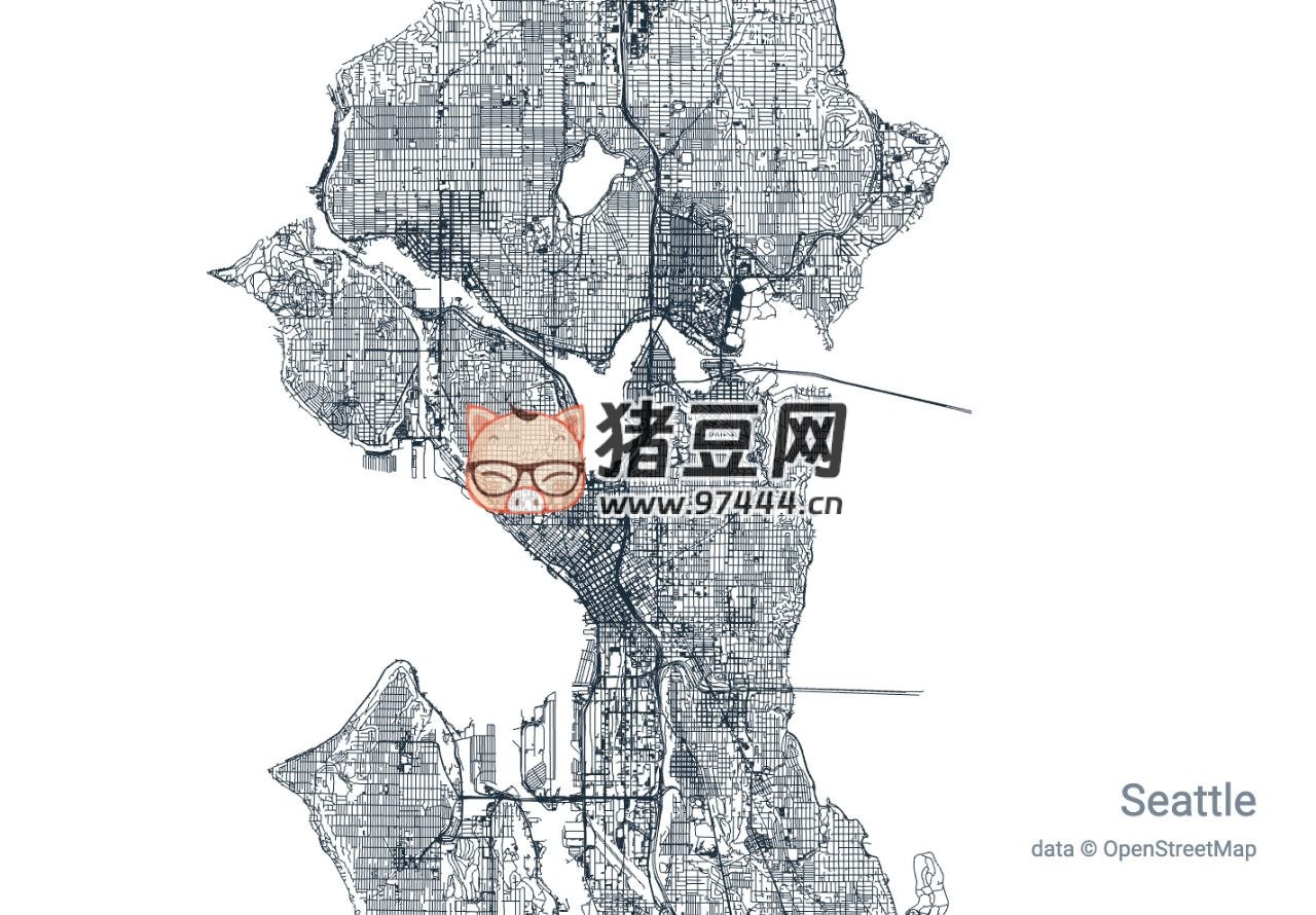 city-roads：一鍵繪制任何城市內(nèi)所有道路的可視化地圖
